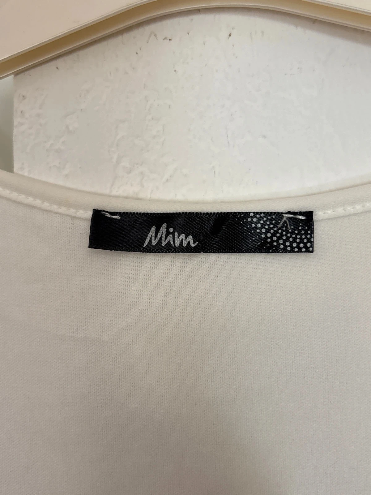 Cream tank top with pearl necklace size S MIM – photo 4